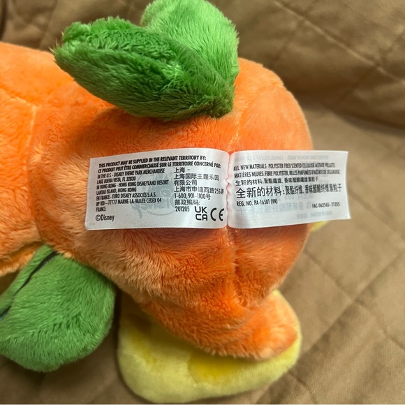 BOGO Disney Parks Scented Florida Orange Bird Big Feet Plush - Picture 5 of 6